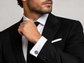 Men Cufflinks Studs 2 Pcs Set Natural Stone Agate Blue Topaz Pari dot, Garnet Gold Plated Formal Cufflinks