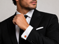 Men Cufflinks Studs 2 Pcs Set Natural Stone Agate Blue Topaz Pari dot, Garnet Gold Plated Formal Cufflinks