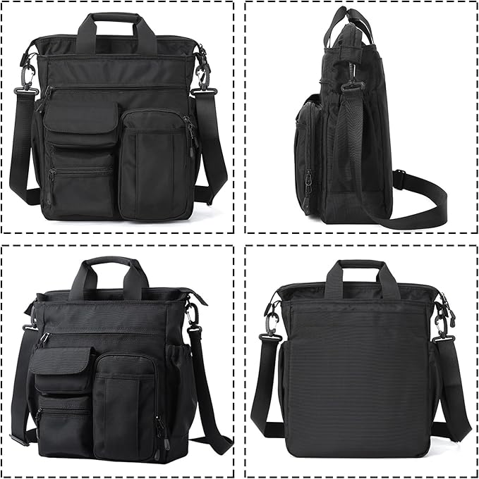 Messenger Bag Crossbody Bag Work Bag for Men Multi pocket Laptop Briefcases