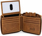 Zip Around RFID Leather Wallet for Men – BiFold Design