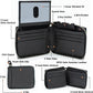 Zip Around Chain Wallet for Men – RFID Genuine Leather Bifold Wallet