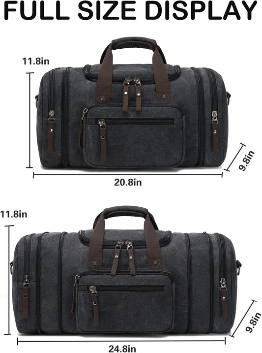 Large Canvas Duffle Bag