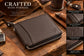 Zip Around RFID Leather Wallet for Men – BiFold Design