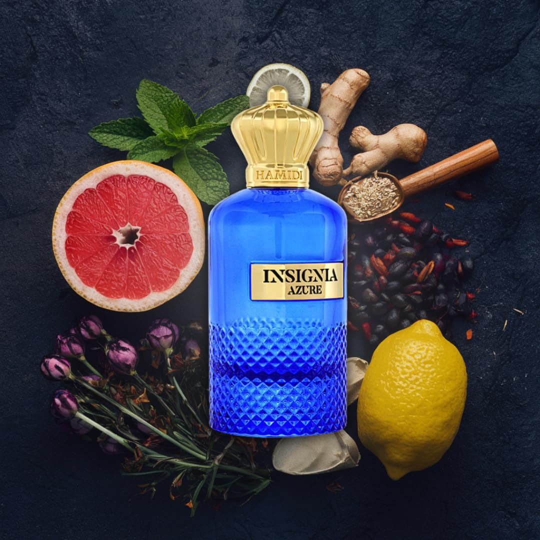 Hamidi INSIGNIA AZURE Eau De Parfum Spray 105ML (3.6 OZ)