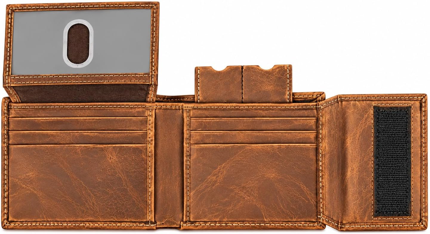 Velcro Bifold Wallet for Men