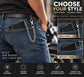 Zip Around Chain Wallet for Men – RFID Genuine Leather Bifold Wallet
