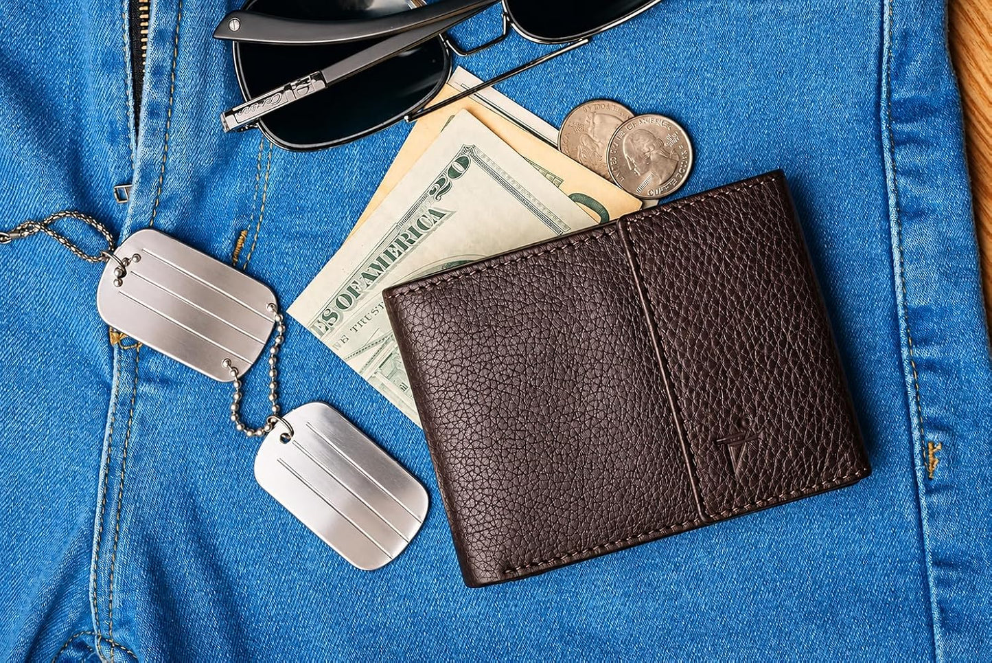 Velcro Bifold Wallet for Men