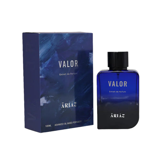 Valor by ARIAZ 3.4oz/100ml Extrait De Parfum for Men – Spicy Oriental Woody + Includes Free Sample Set (6 Scents)