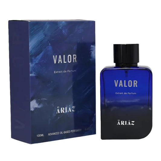 Valor by ARIAZ 3.4oz/100ml Extrait De Parfum For Him – Woody Aromatic