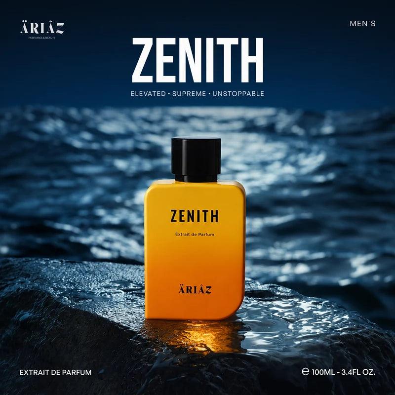 ZENITH by ARIAZ 3.4oz/100ml Extrait de Parfum For Him – Fresh Citrus