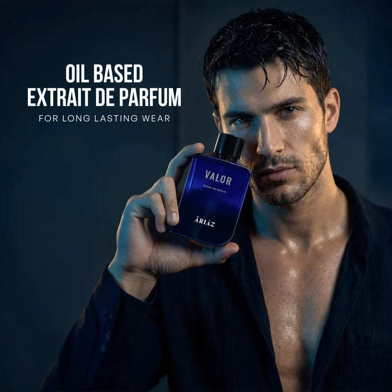 Valor by ARIAZ 3.4oz/100ml Extrait De Parfum For Him – Woody Aromatic