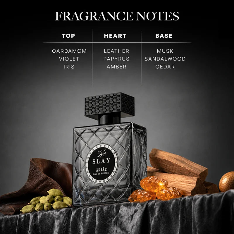 SLAY by ARIAZ 3.4oz/100ml Eau De Parfum for Both – Spicy Aromatic