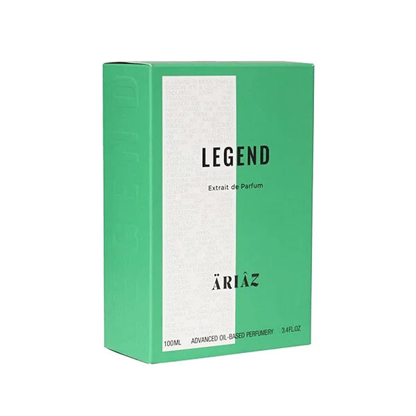LEGEND by ARIAZ 3.4oz/100ml Extrait De Parfum for Him – Fresh Aquatic Aromatic