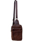 Vintage Leather Crossbody Sling Bag for Men & Women