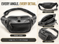 Large Cow Leather Fanny Pack – Vintage Waist Bag