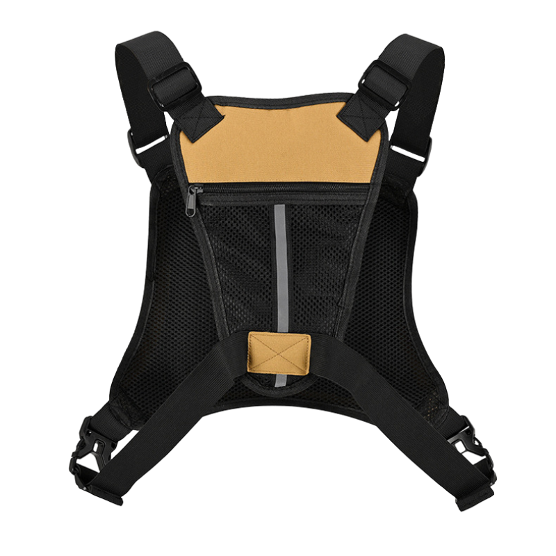 Reflective Tactical Running Vest Chest Bag | Multifunction Hiking & Cycling Pack