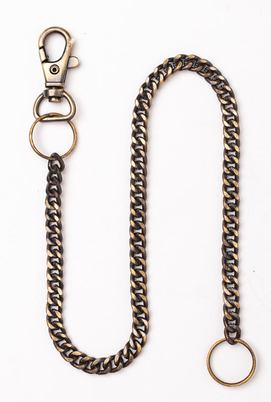 Keychain with Lobster Clasps and Extra Ring Keychain Wallet Chain