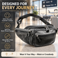 Large Cow Leather Fanny Pack – Vintage Waist Bag