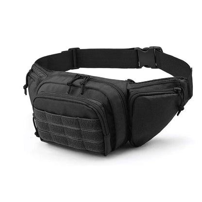 Concealed Gun Carry Pistol Waist Pouch Tactical Military Fanny Pack Holster, Waist Pouch Bag, for Outdoor Sport Running Camping Hunting Hiking Biking Fishing