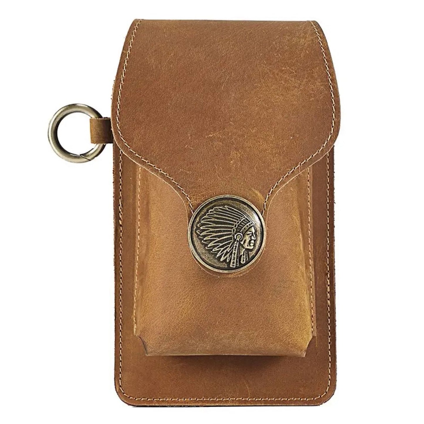 Leather Mobile Holder & Cigarette Case