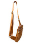 Vintage Leather Crossbody Sling Bag for Men & Women