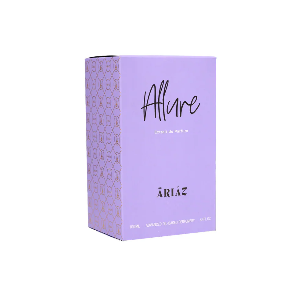 ALLURE by ARIAZ 3.4oz/100ml Extrait De Parfum for Women – Citrus Floral Musk + Includes Free Sample Set (6 Scents)