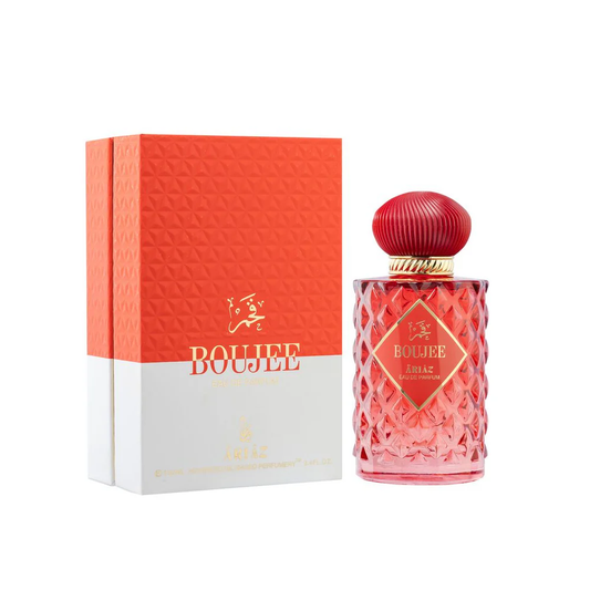 BOUJEE by ARIAZ 3.4oz/100ml Eau De Parfum for Women – Fruity Gourmand Floral + Includes Free Sample Set (6 Scents)