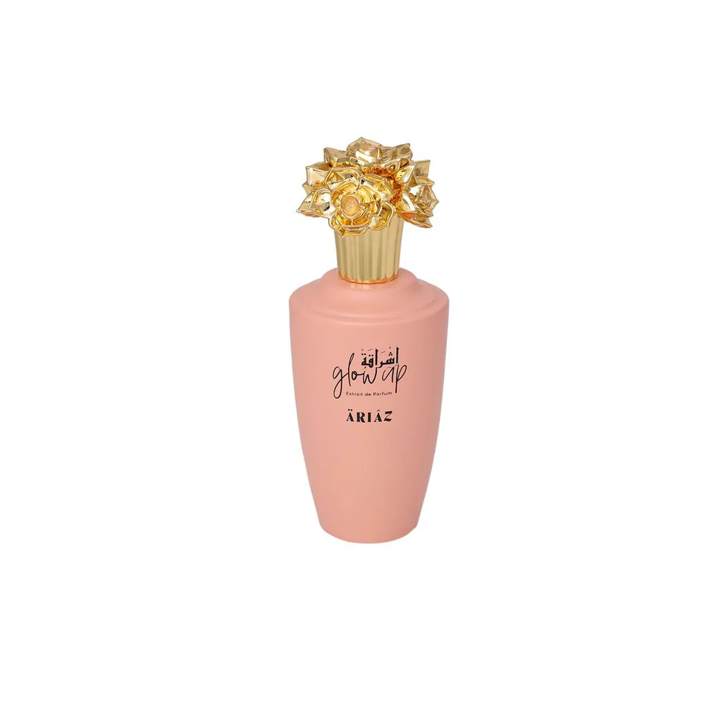 GLOW UP by ARIAZ 3.4oz/100ml Extrait De Parfum for Women – Fruity Floral Musk + Includes Free Sample Set (6 Scents)