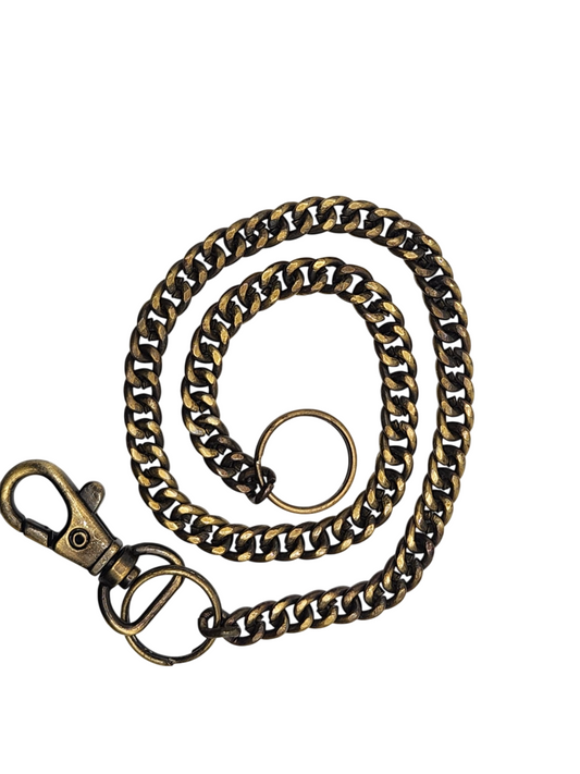 Keychain with Lobster Clasps and Extra Ring Keychain Wallet Chain
