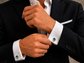Natural Stone Pear Shape Cufflinks – 18K White Gold Plated