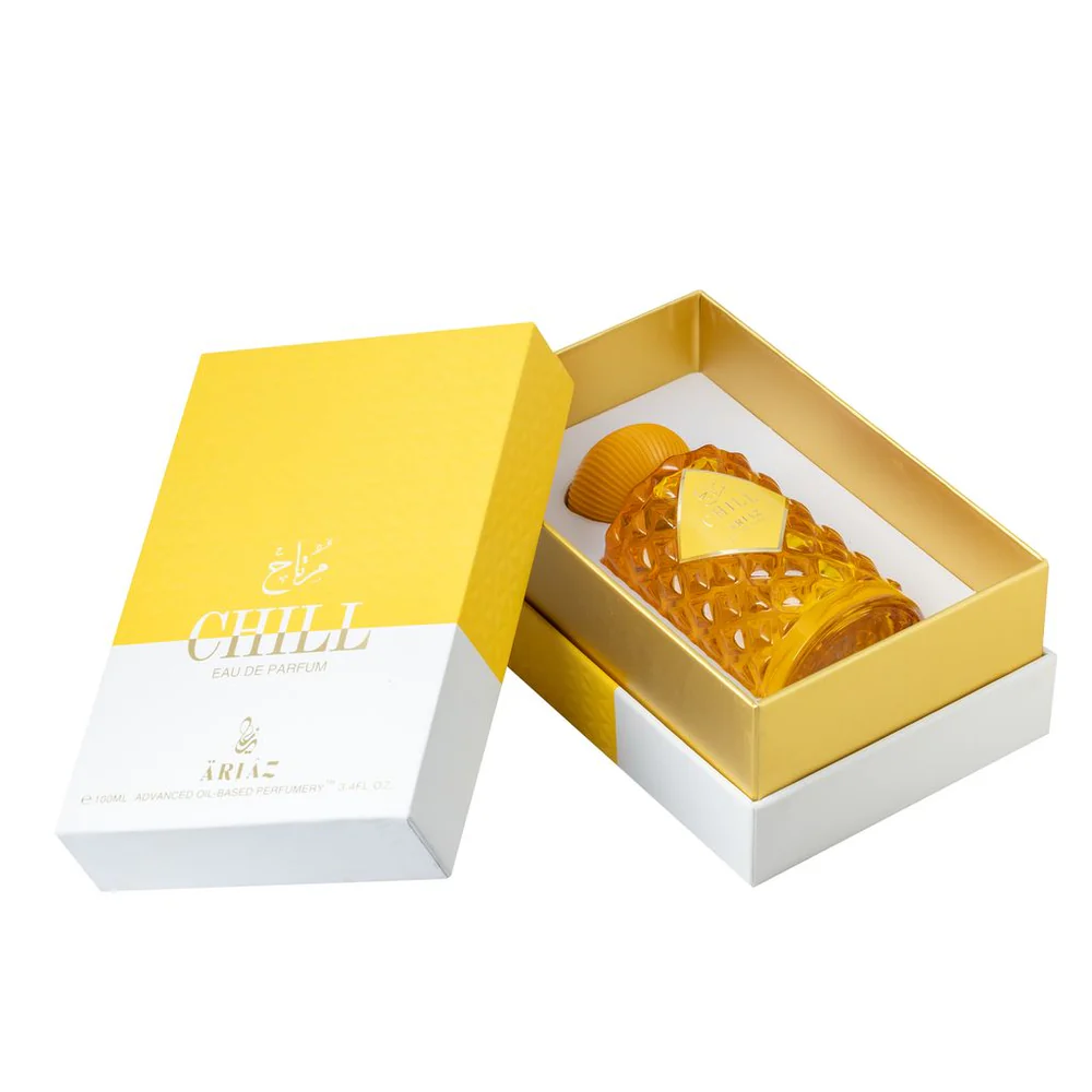 CHILL by ARIAZ 3.4oz/100ml Eau De Parfum for Women – Spicy Gourmand + Includes Free Sample Set (6 Scents)