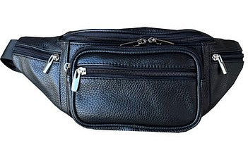 Genuine Leather Fanny Pack Multi Pocket Waist Bag