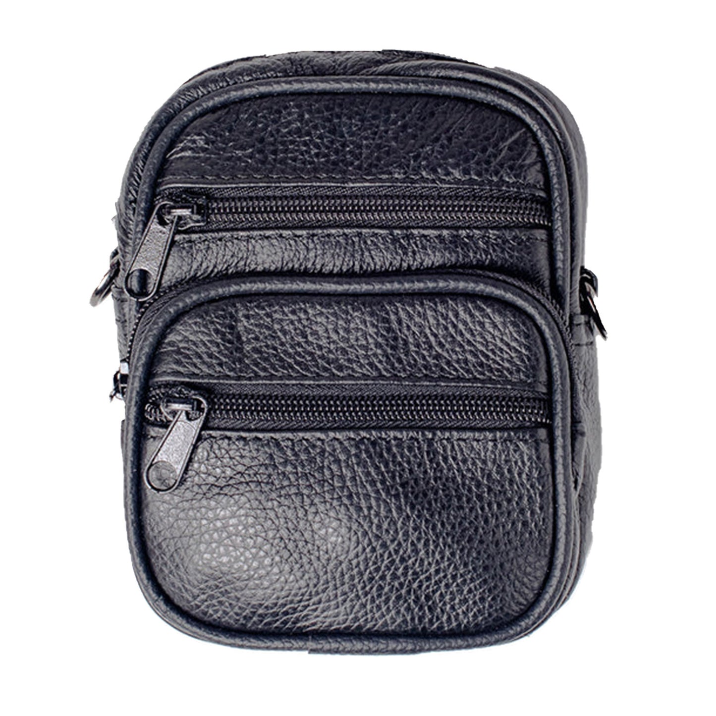 Leather Belt Bag Phone Wallet Purse for Men Loop Case Waist Pack