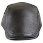 Ascot Cap Men's Leather Newsboy Cap - Gatsby, Ivy, Driver Style