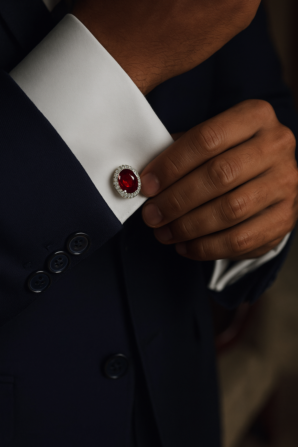 Luxury Sterling Silver 925 Shirt Studs for Tuxedo & Formal Wear