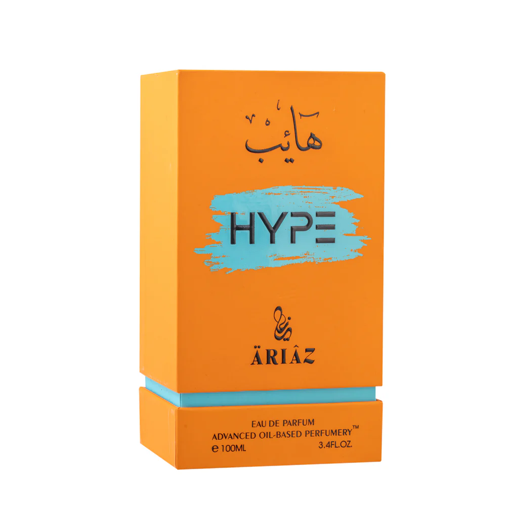 HYPE by ARIAZ 3.4oz/100ml Eau De Parfum For Men - Fresh Citrus + Includes Free Sample Set (6 Scents)