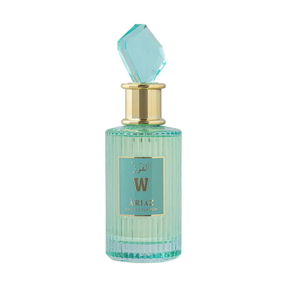 W (WIN) by ARIAZ 3.4oz/100ml Eau De Parfum for Women – Fresh Floral Musk + Includes Free Sample Set (6 Scents)