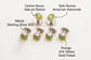Luxury Sterling Silver 925 Shirt Studs for Tuxedo & Formal Wear