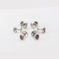 Luxury Sterling Silver 925 Shirt Studs for Tuxedo & Formal Wear