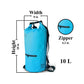 Waterproof Floating Dry Sling Bag 10L with Touch Phone Case Beach Backpack