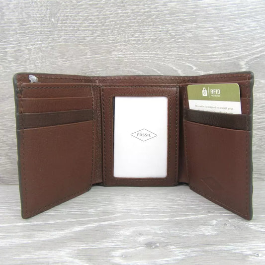 Fossil Easton RFID Trifold Wallet for Men SML1436914