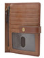 Fossil Raul Leather Wallet Passport Case - SML1825001 RFID Safe