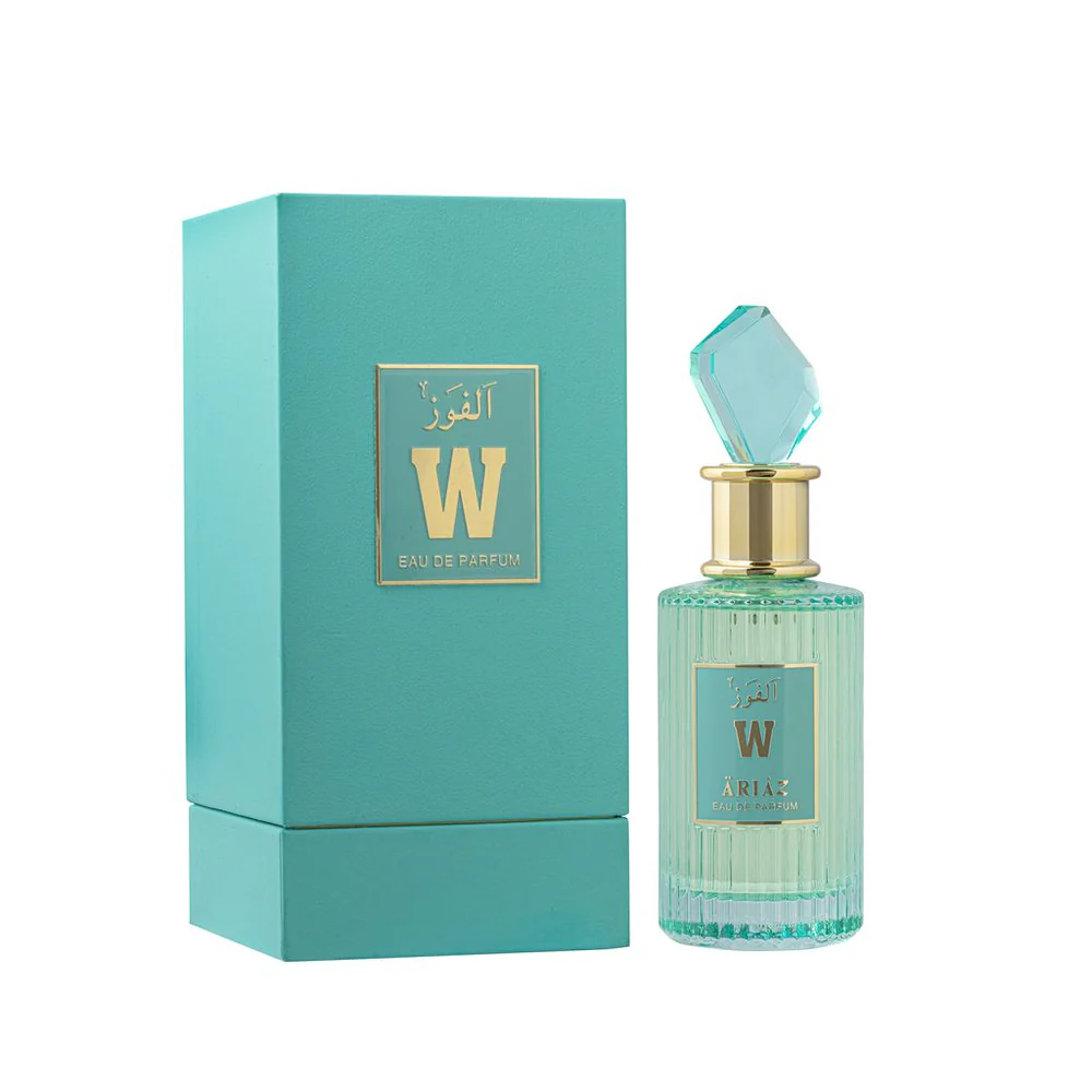 W (WIN) by ARIAZ 3.4oz/100ml Eau De Parfum for Women – Fresh Floral Musk + Includes Free Sample Set (6 Scents)