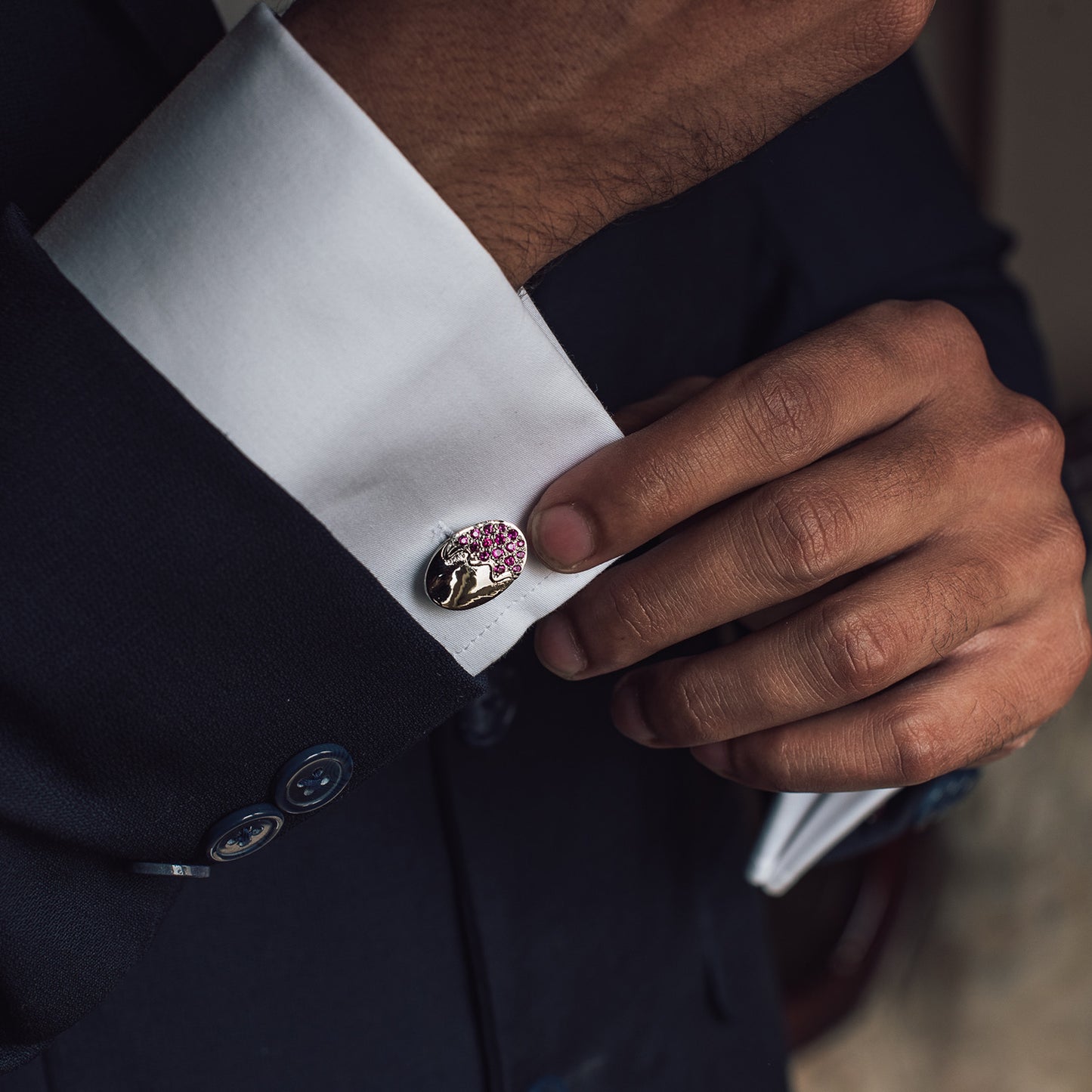 Tuxedo Shirts Studs and Cufflinks set for men