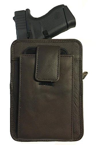 Leather Concealment Holster Clip Belt Pouch  I Phone 7 Case Passport Travel Bag