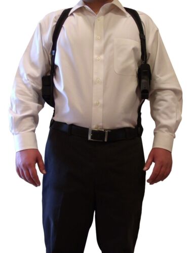 Shoulder Holster, Adjustable Vertical Holster with Double Magazine Pouch, Tactical Concealed Carry Shoulder Holsters