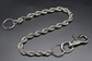 Cuban Replacement Chain 18' inch Stainless Pant Chain, Key Ring Fit Bifold Trifold Wallet