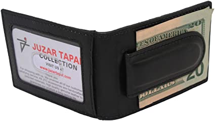 Leather Money Clip Wallet 