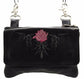 Leather clip-on Loop Belt bag for women