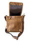 Concealment Gun Holster Satchel Rustic Tan Brown Messenger Bag Western Horsehide Leather Crossbody